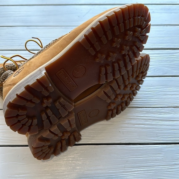 NWOB Timberland Open Weave Boot Wheat size 8 - Picture 6 of 7